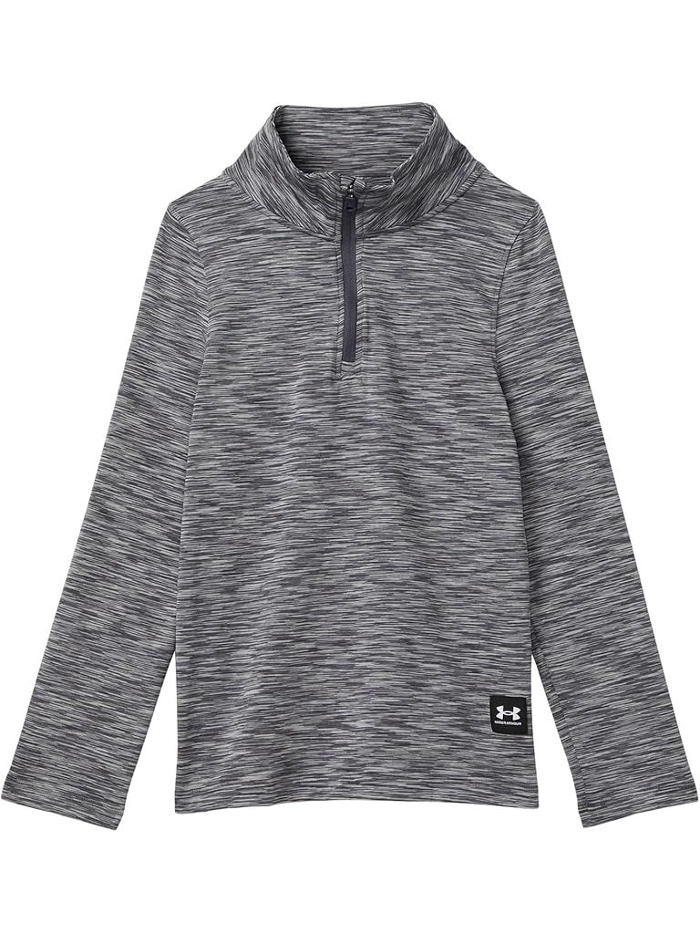 Gray Under Armour Twist 1/2 Zip (Big Kid)