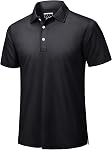 TACVASEN Hommes Polo de golf Chemises Dry Fit Short Sleeve Collared Polos Performance léger Casual travail actif T Chemise
