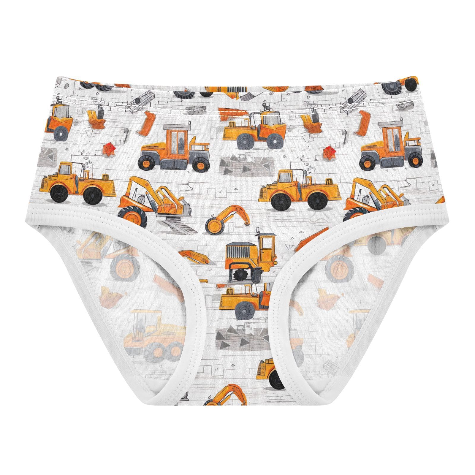 Cute Construction Vehicles Toddler Girlss Underwear 2T 202a3213