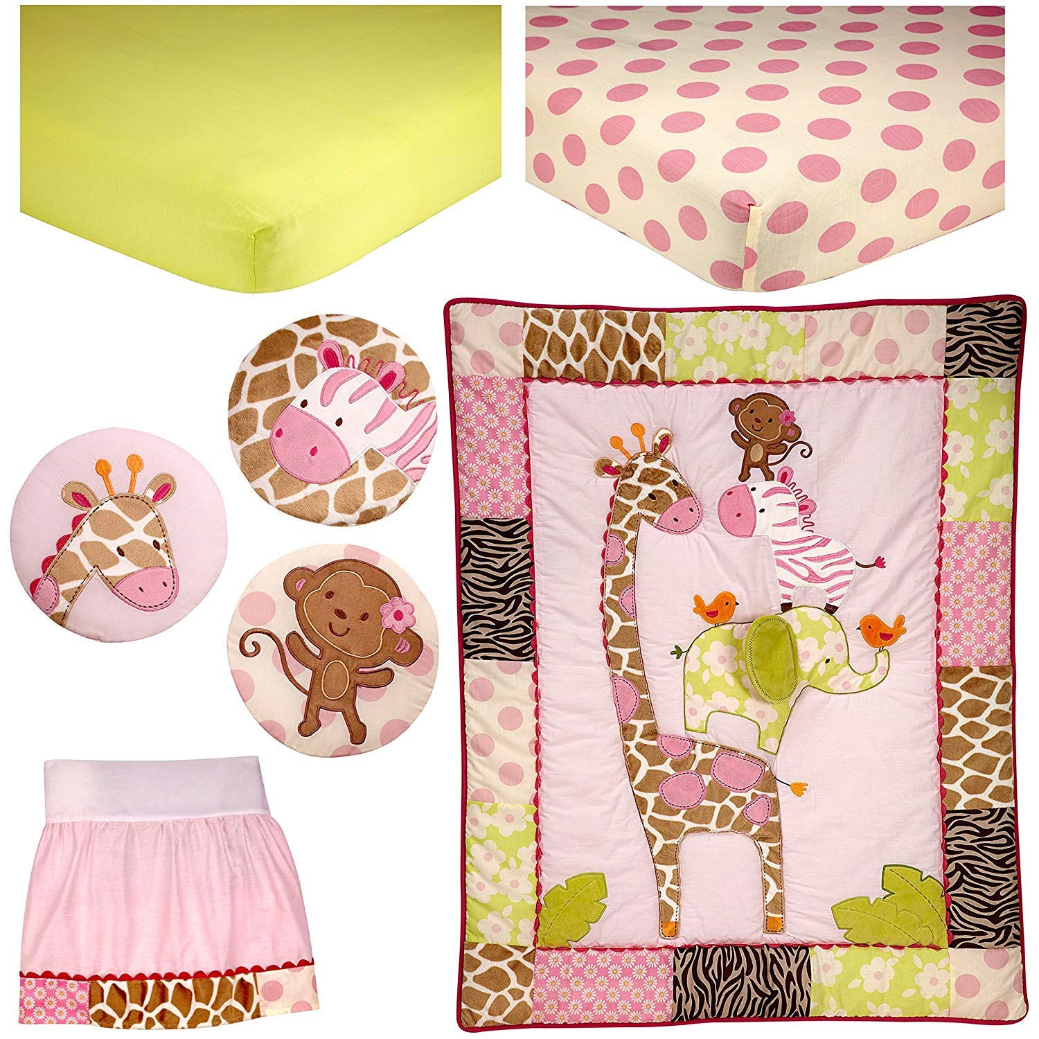 Carters Jungle Jill Crib Bedding
