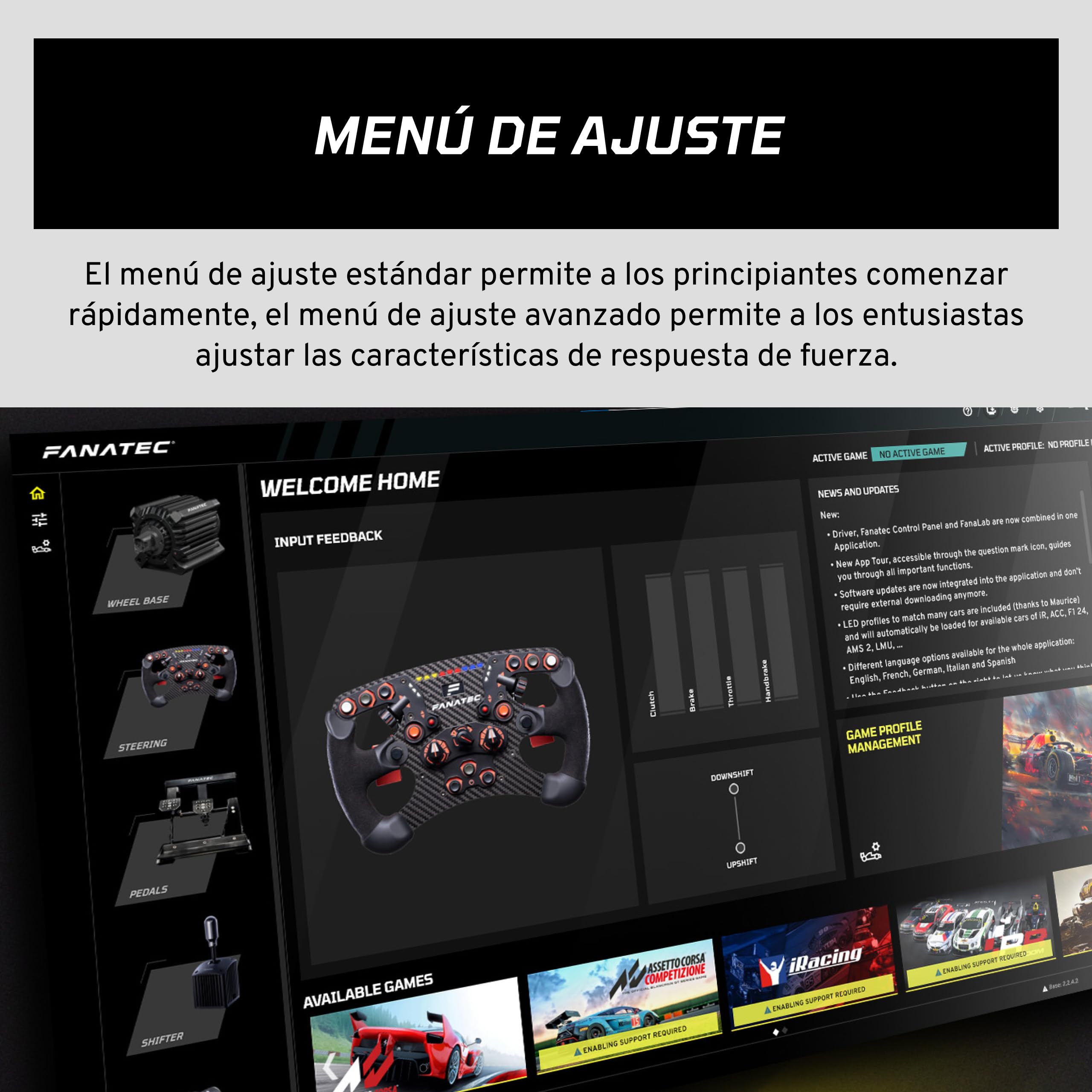 Fanatec Sim Racing CSL DD QR2 Wheel Base – Base Direct Drive 5 Nm, Force Feedback Dinámico, Sistema QR2 de Liberación Rápida Motorsport – PC | Base Direct Drive 5 Nm, Force Feedback dinámico, sistema QR2 de liberación rápida Motorsport