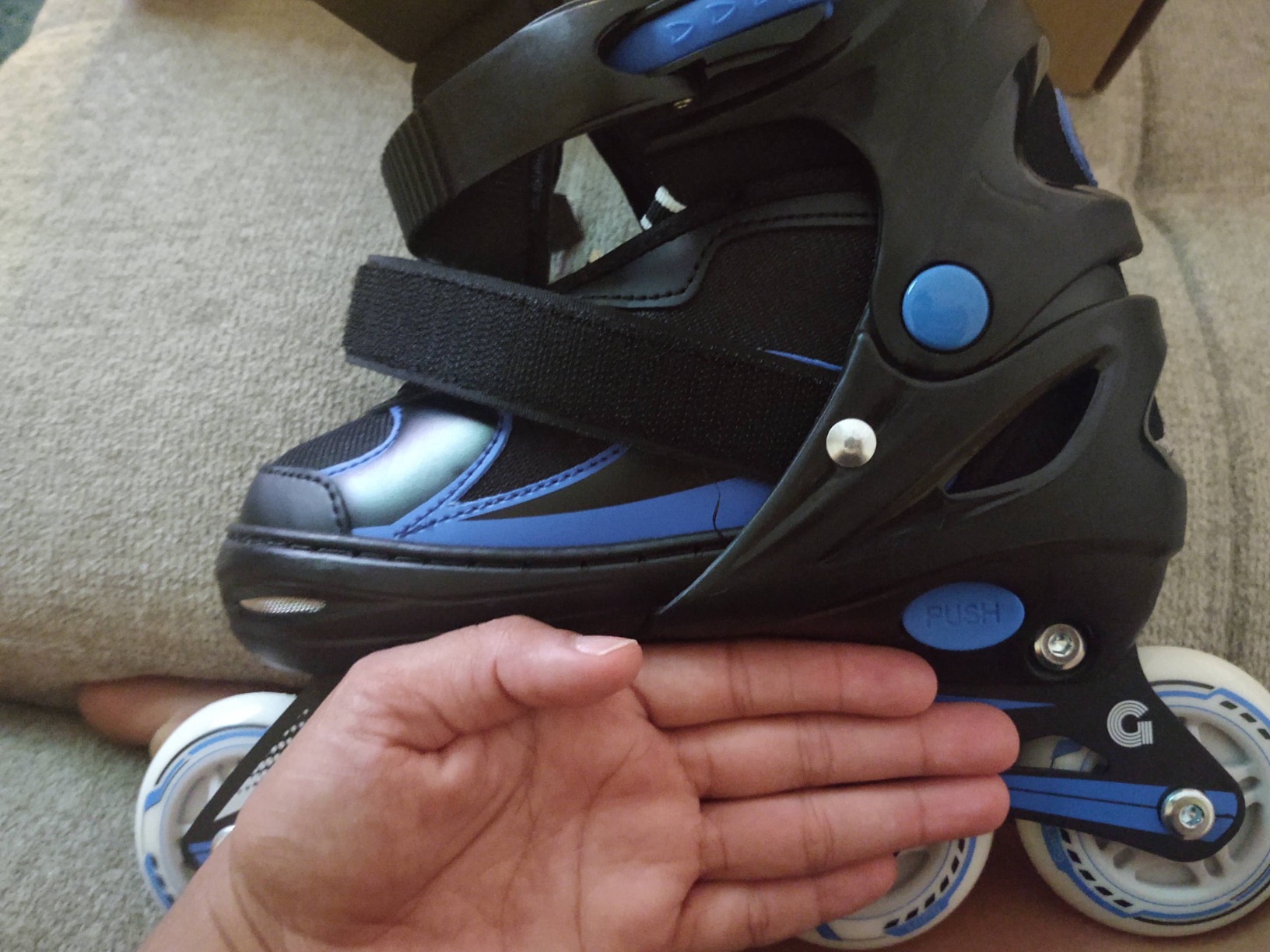 9/mo Finance Gonex Adjustable Inline Skates for Kids and Women