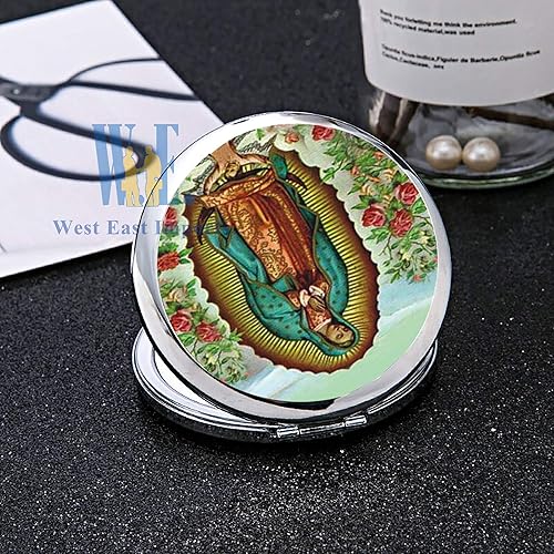 Miniatura 4 de Espejo compacto Nuestra Señora de Guadalupe (paquete de 12 piezas) – Bautizo Favor/Bautizo Recuerdos de Bautizo