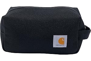 Travel Kit: Durable Designer Toiletry Bag in Black