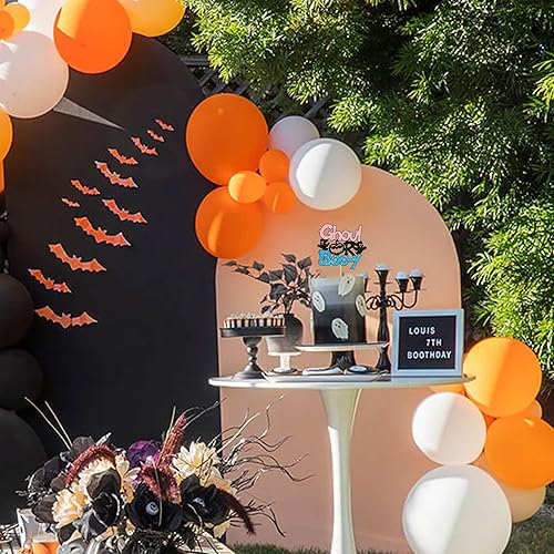 Miniatura 87 de Gyufise 24 adornos para cupcakes de Halloween con calabaza, fantasma, purpurina negra, decoraciones para cupcakes para niños, decoración de fiesta