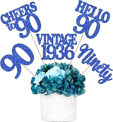 Miniatura 40 de 15 piezas de centro de mesa de feliz cumpleaños 13 palos oficiales para adolescentes vintage 2012 Hello 13 centros de mesa de flores palos saludos a