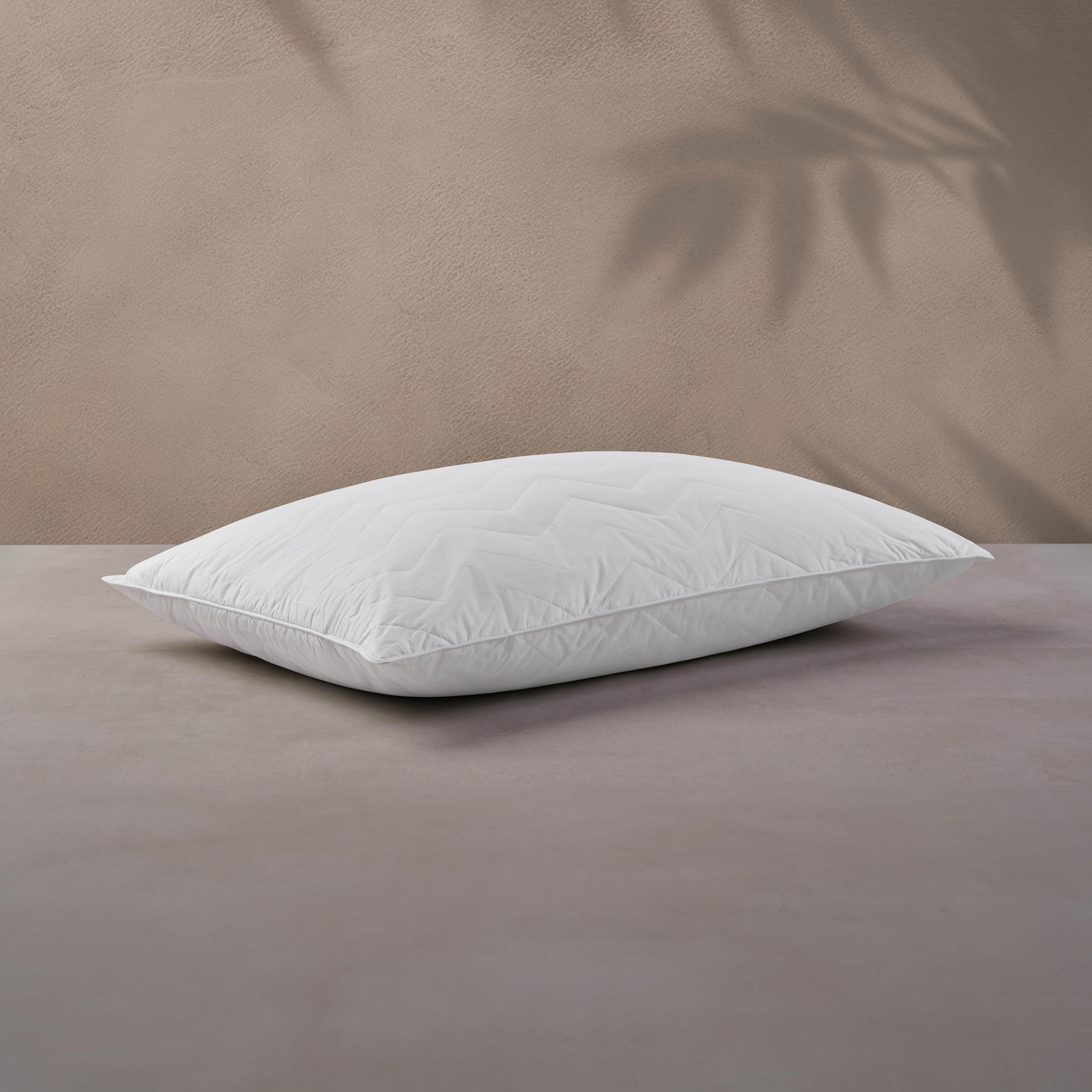 Sobel Westex Sahara Nights Lite Thin, Low Loft, Slim Bed Pillow for Sleeping | Side Sleeper for Adults | 100% Cotton Case | Soft, Machine Washable Hotel Quality (Queen Thin)