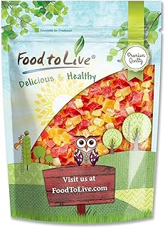 Diced Fruits Mix, 1 Pound – Contains Dreid and Diced Mango, Pineapple, Papaya. Sweetened, Unsulfured, Candied Vegan Snack, Kosher, Bulk, Great for Culinary Use and Baking