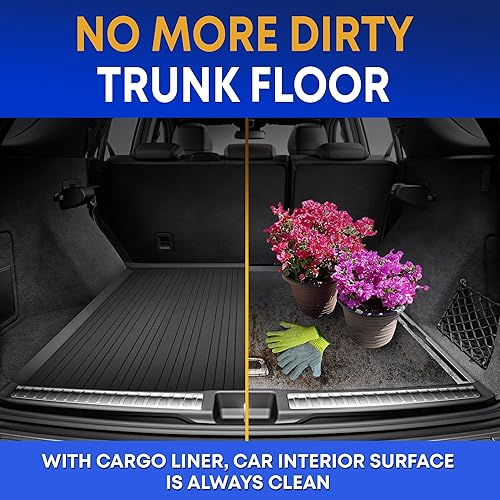 Miniatura 4 de Forro de carga prémium para Mercedes-Benz ML 2012-2015 – 100% de protección, alfombrilla de maletero de automóvil de ajuste personalizado,