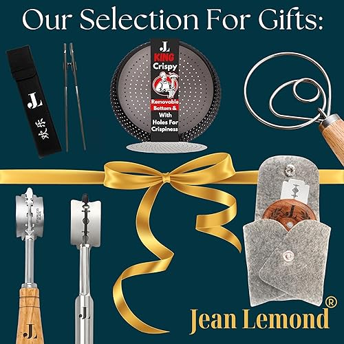 Miniatura 6 de Presentamos el combo danés de batidor de masa y lápiz de pan cojo - Una herramienta de corte de masa madre para puntuación de pan OVNI con un