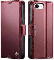 Vista 60 de QLTYPRI Funda tipo cartera para iPhone 11, de piel sintética de alta calidad, con cierre magnético, con bloqueo RFID, ranuras para tarjetas