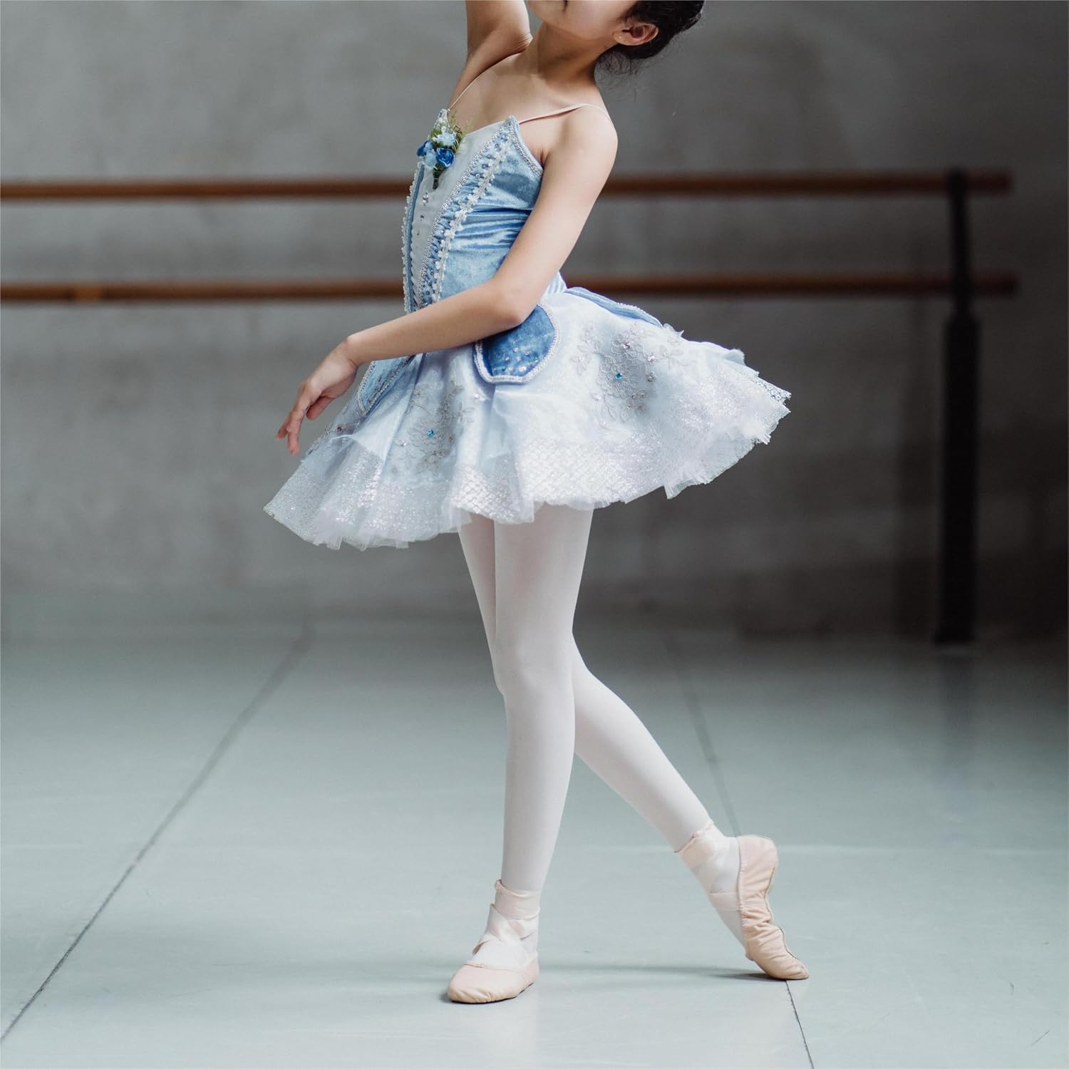 Zando Ballet Tights for Girls 4-6 Years Dance White Tights Athletic Leggings Dance White Stockings for Grils Ultra- Soft Dance Tight Stretchy Baby Tights School Uniform Pantyhose