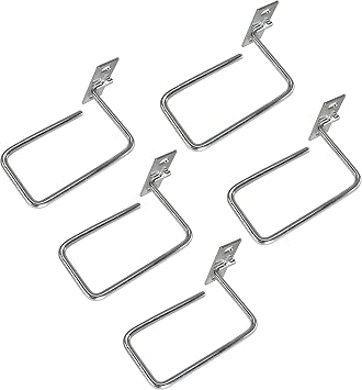 1U Vertical Server Rack Cable Management Minder D-Ring Hook Cable Organizer - Pack of 5