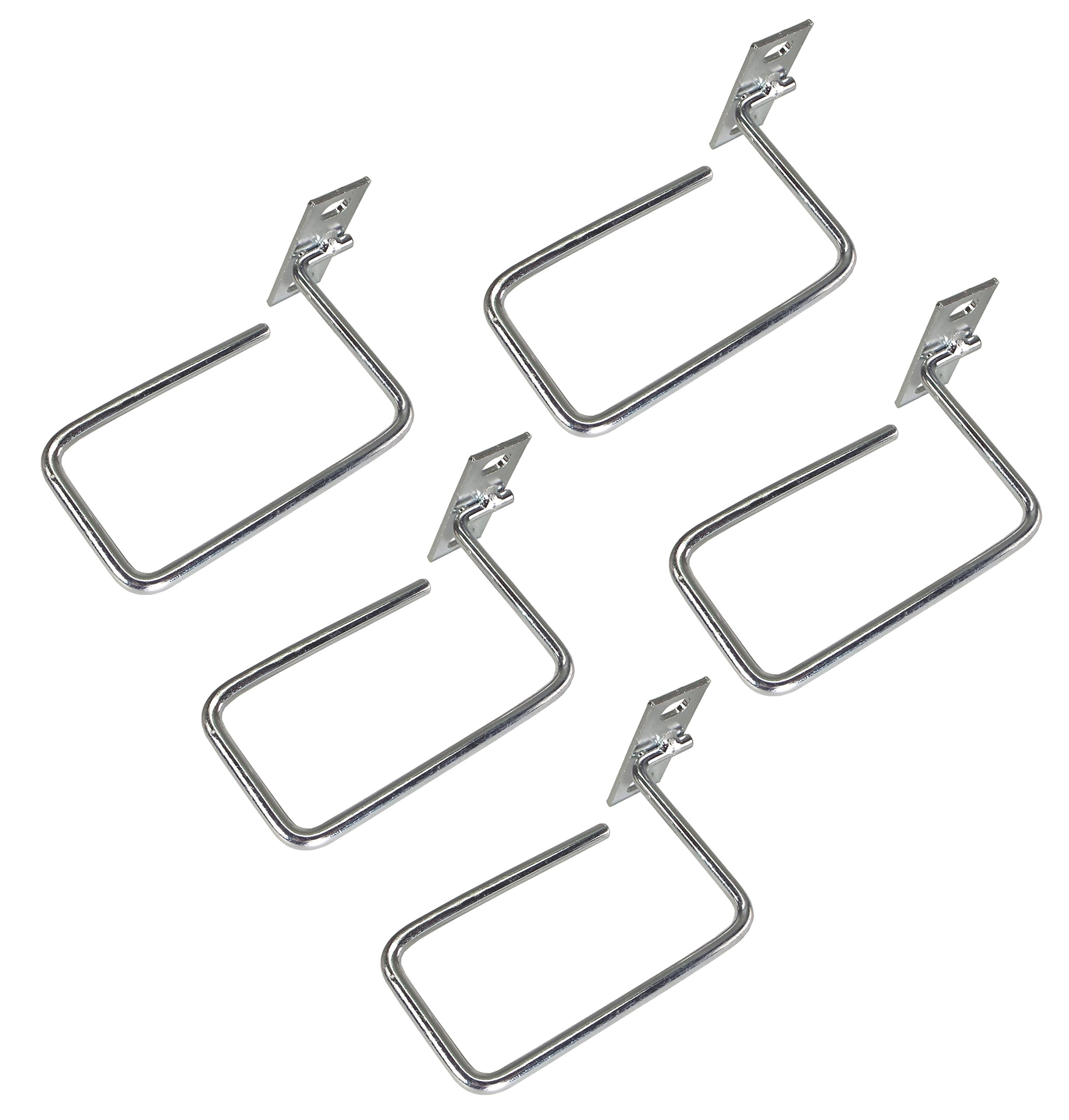 1U Vertical Server Rack Cable Management Minder D-Ring Hook Cable Organizer - Pack of 5