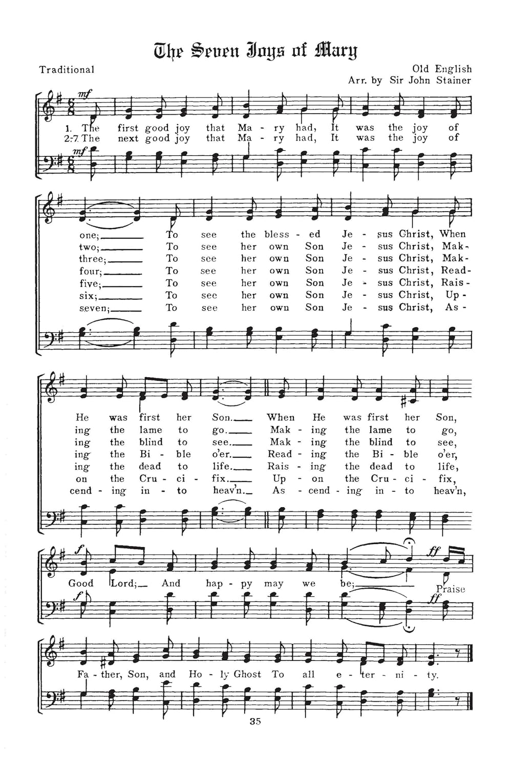 Christmas in Song | Christmas Music Book with 108 Traditional Holiday Songs | Christmas Sheet Music Collection for Children and Adults | SATB and Unison Songbook for Caroling and Choirs - Image 7