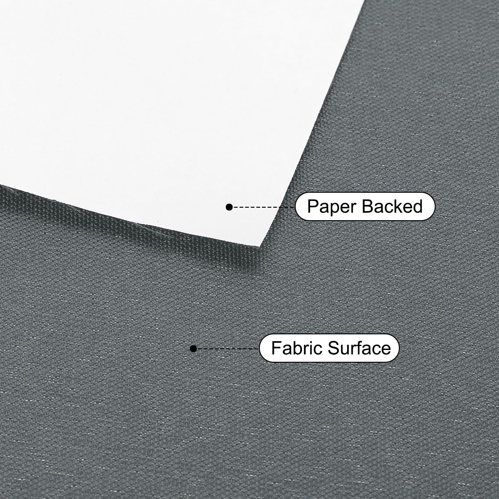 PATIKIL Book Binding Cloth, 51 x 11 Inches Book Cloth for Binding Repairing Fabric Surface Paper Backed Bookbinding Supplies, Dark Gray - Image 3