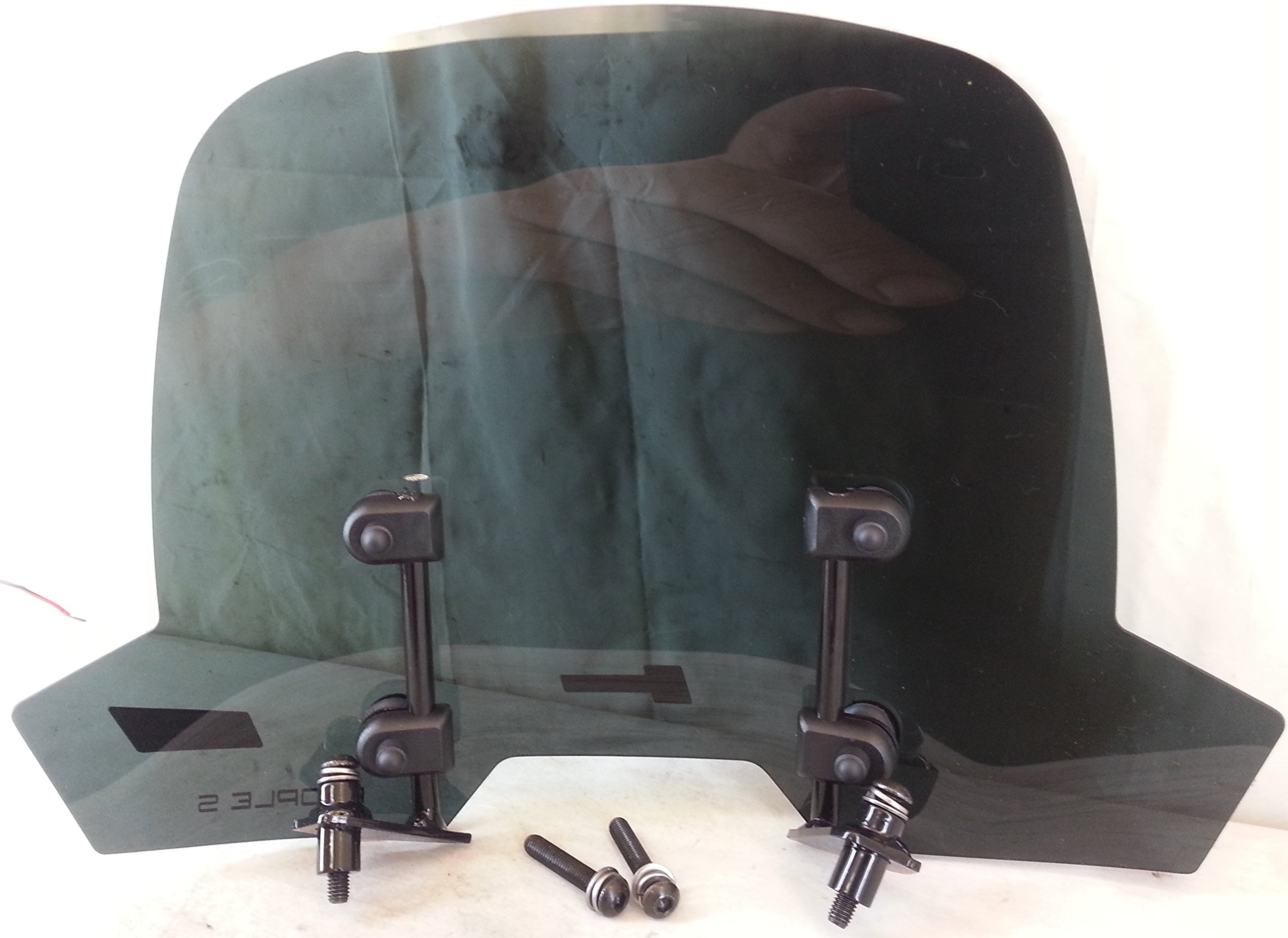 Cupolino Per Kimco People S 50-125-200 Euro5 (2021-2023) - Paravento Fumè Con Aste Verniciate, 420x250x3mm - Foto 2