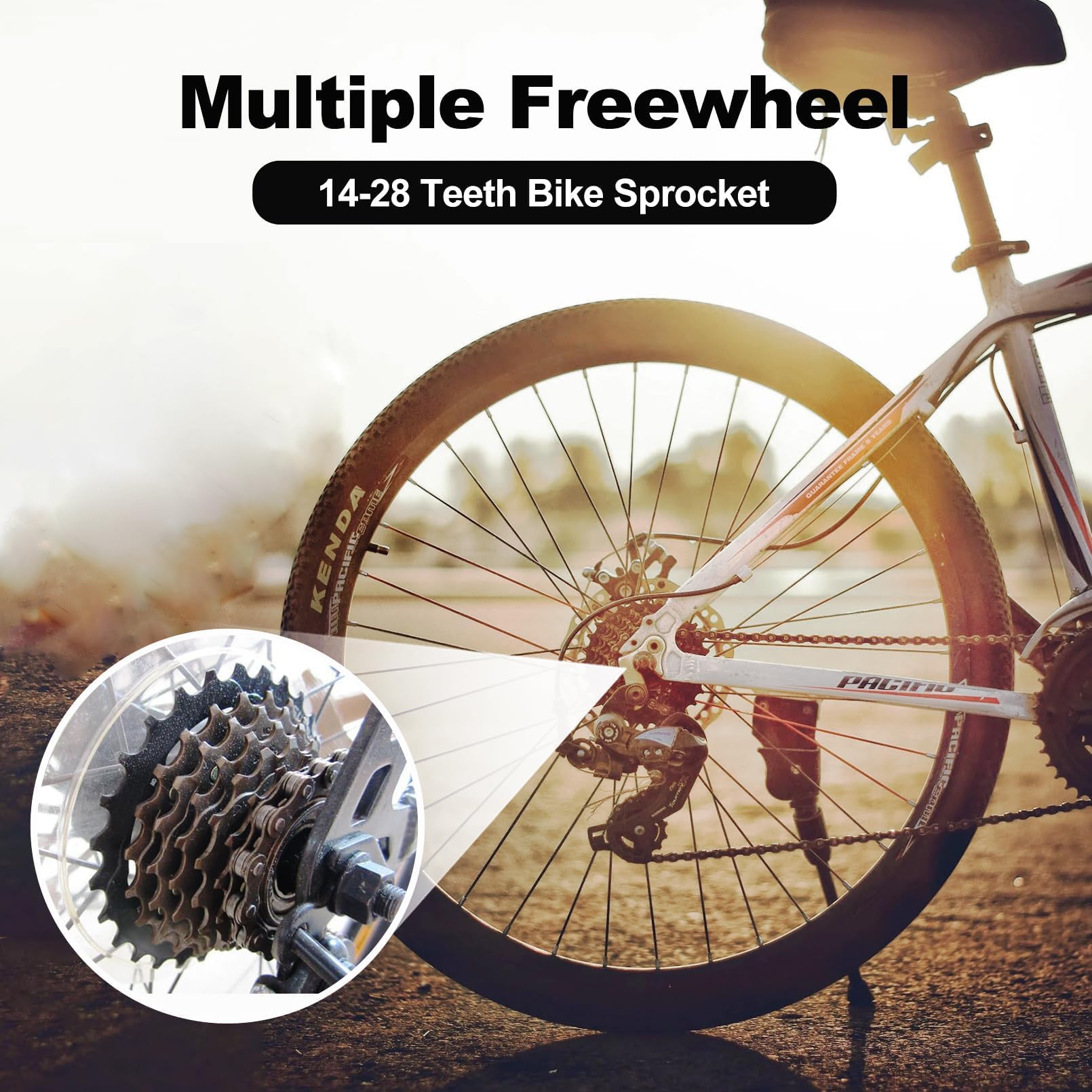 Amazon | RainFlowwer 7スピードバイクフリーホイール、MF-TZ500-7