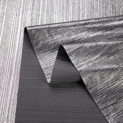 Miniatura 2 de MaiMaiSuan Tela de punto acanalado metálico suave y brillante de 60 pulgadas de ancho para vestido de baile, disfraz, vestido de boda, tela de ropa