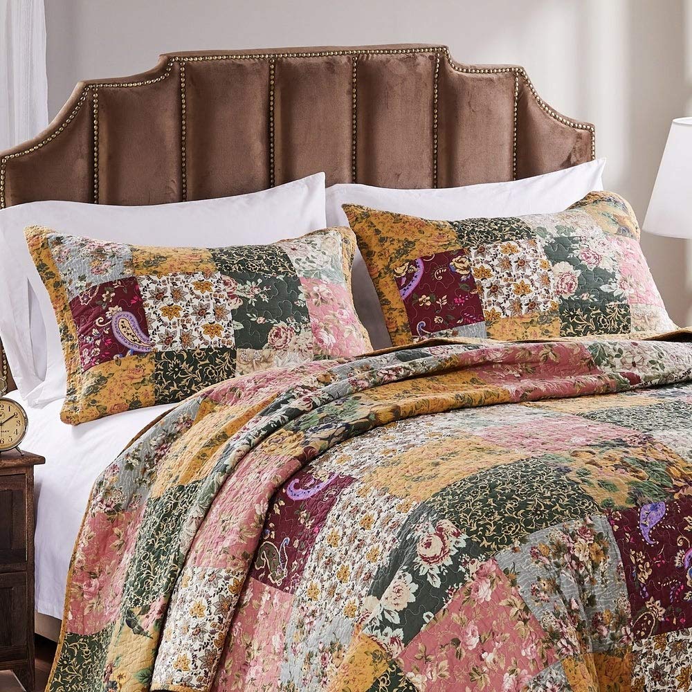 Buy 3 Piece Oversized King Bedspread Quilt Set to The Floor, French