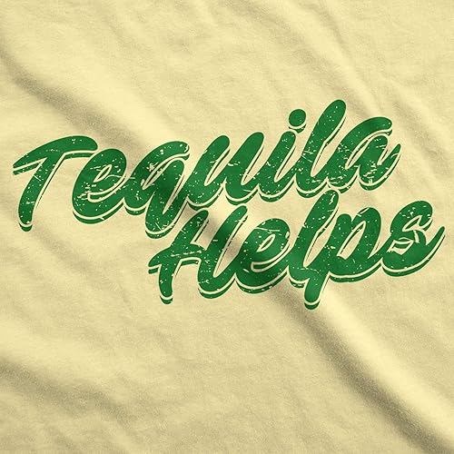 Miniatura 2 de Camiseta divertida para hombre con texto en inglés "Tequila Assist", diseño de México para beber taco y martes Margarita