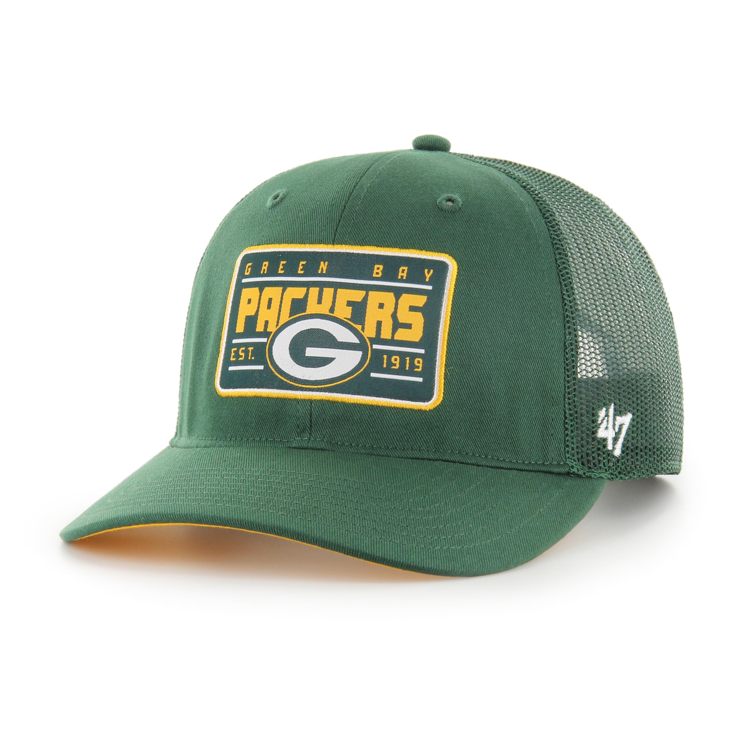 47 Green Bay Packers Hardline Trucker RF Unisex Baseball Cap - Dark Green