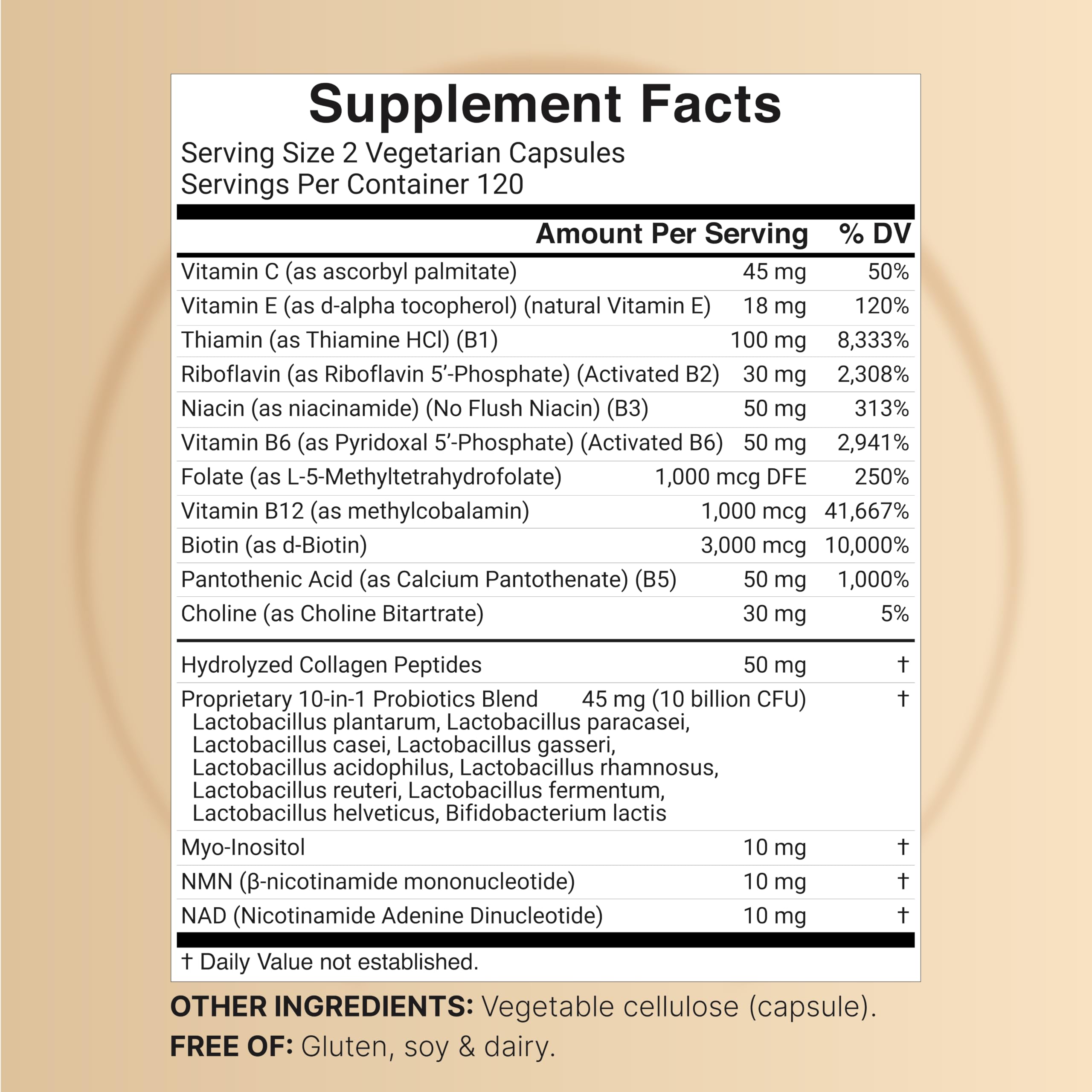 NatureBell Methylated B Complex Vitamins for Women, 240 Veggie Capsules — Amazon image 2