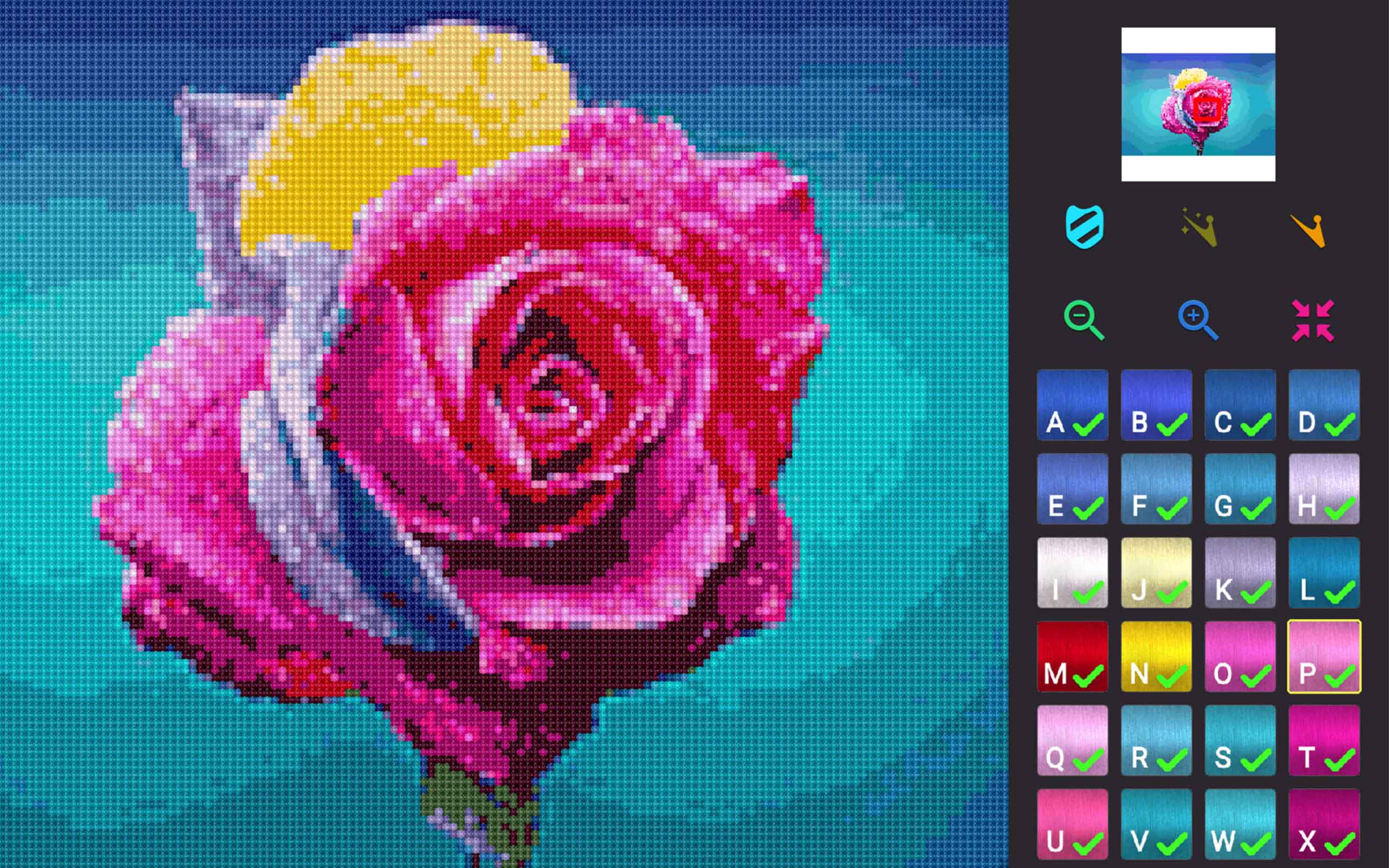 Cross Stitch Color by Number App on Amazon Appstore