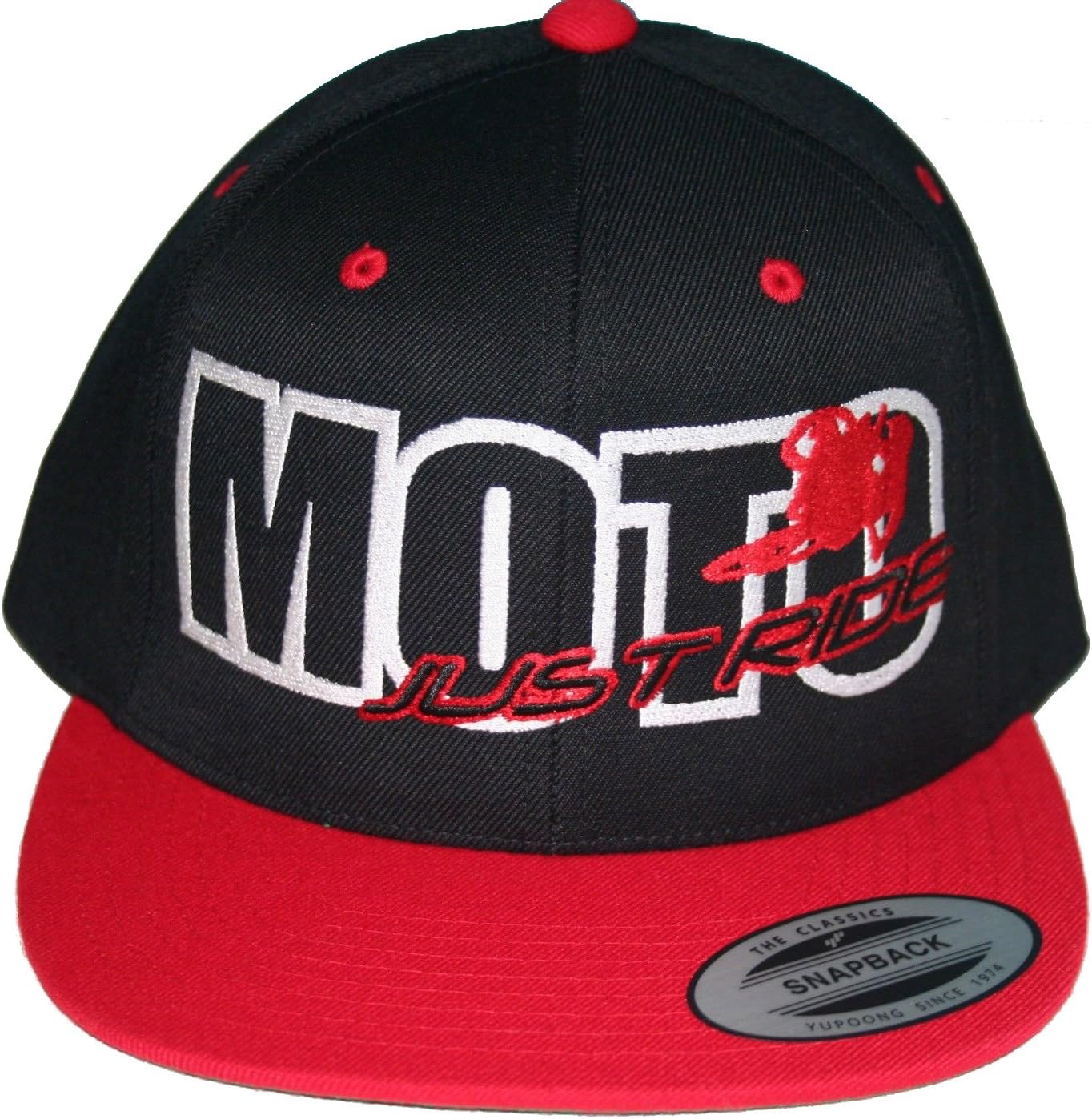 JUST RIDE Motocross Hat Flat Bill Snapback