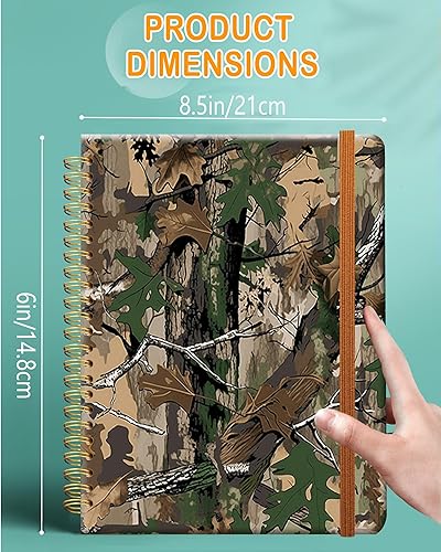 Miniatura 4 de Cuaderno de escritura en espiral a rayas, diario universitario forrado de tapa dura A5 para mujeres y niñas, encuadernación fuerte de doble alambre