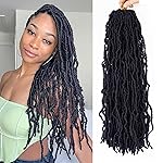8 Packs Soft Locs 18 Inch Faux Locs Crochet Hair for Butterfly Locs Distressed Locs Crochet Hair for Black Women (2, 18 Inch(Pack of 8))