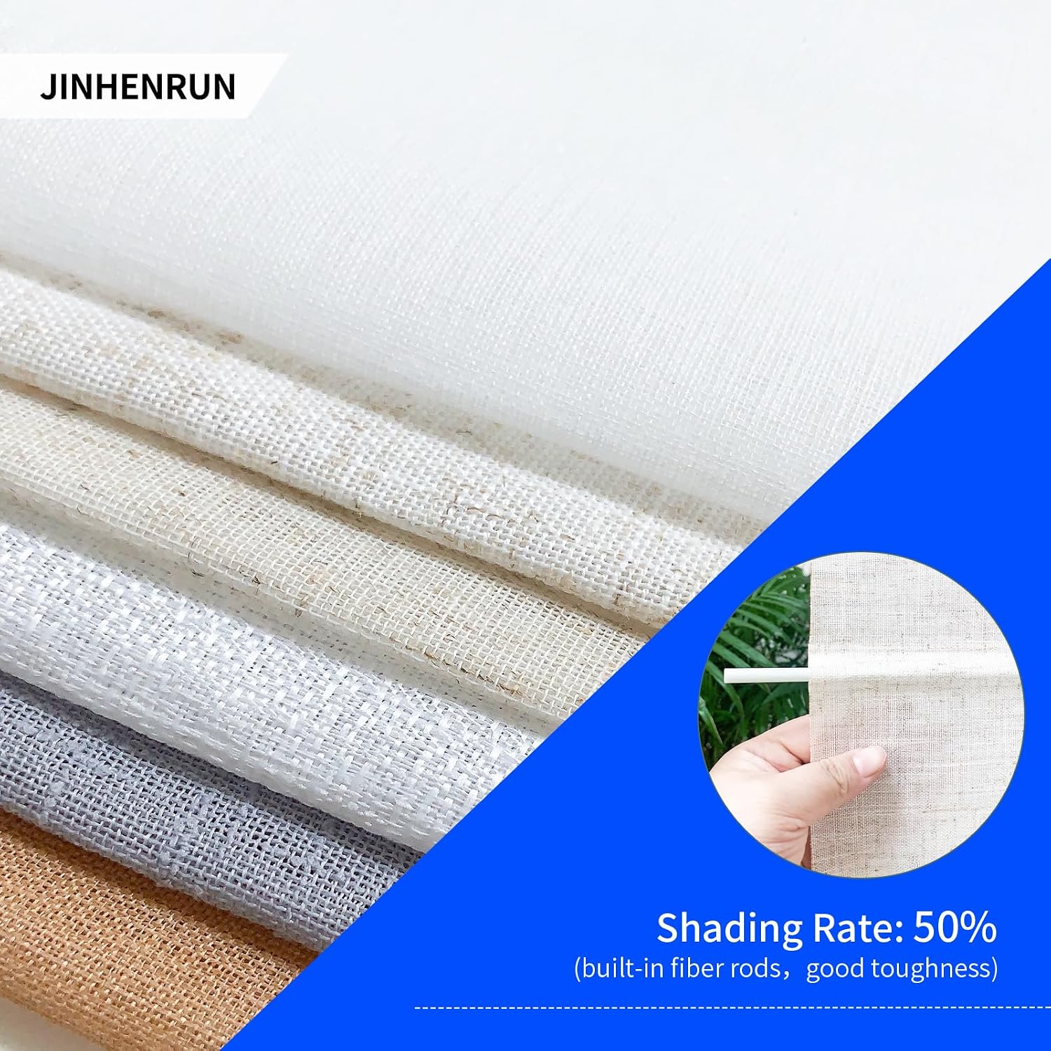 jinhenrun cordless roman shades, light filtering window blinds, 27 x 64 inches, semi-sheer polyester, manual operation (as55-12, 27“l x 64" h) as55-12 27"w x 64"h