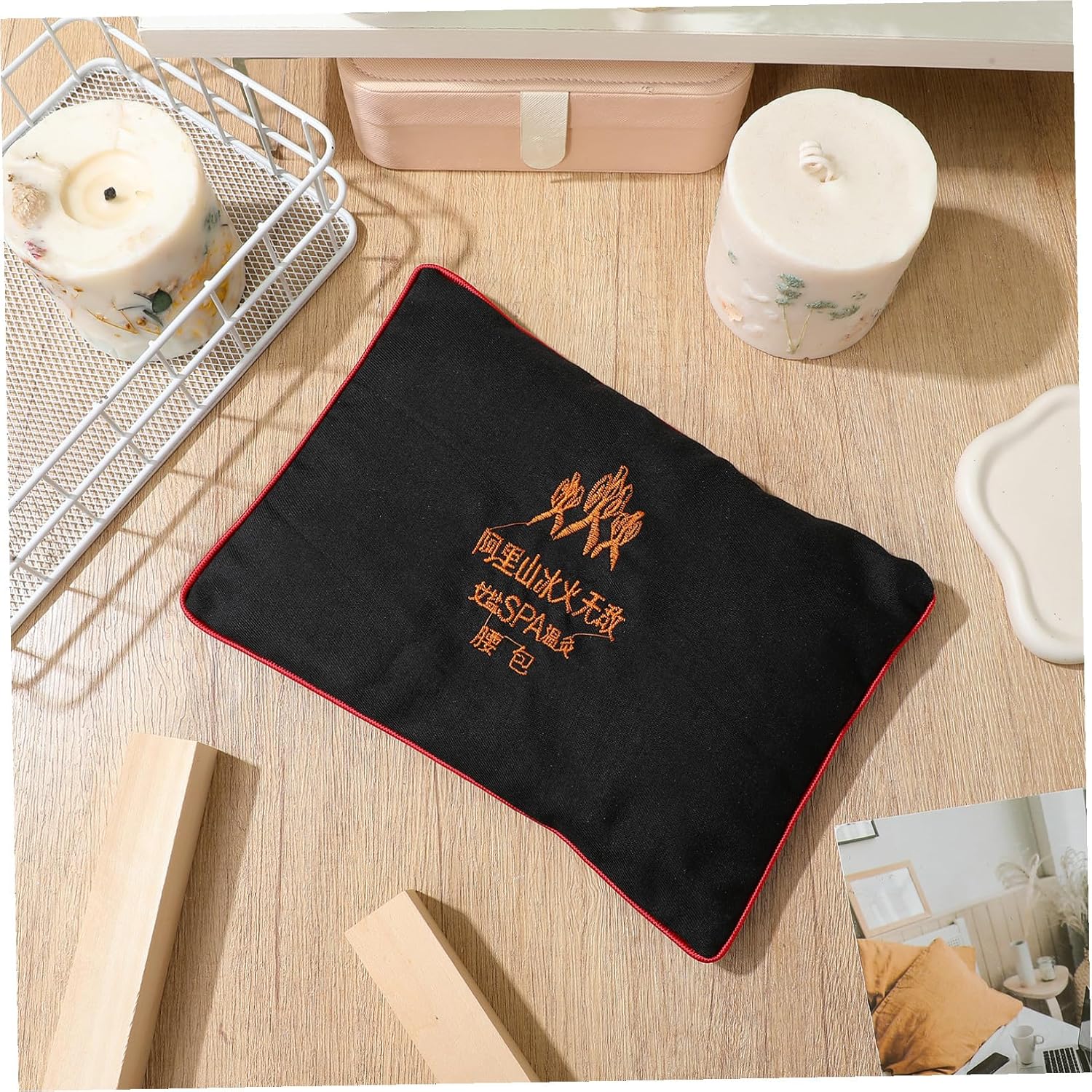 Large Thermal Pad for Back Pain Relief Reusable Heating Pad Microwaveable Heat Pack Women Accessory Multi-use Neck Wrap