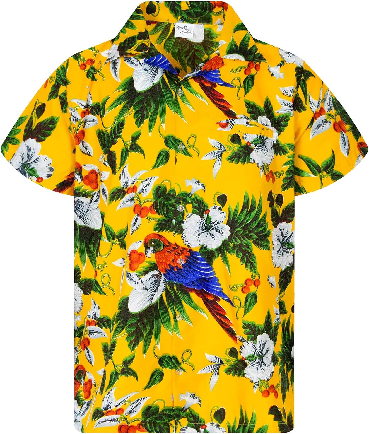 King Kamehamens Parrot_vintage_shirts Soft
