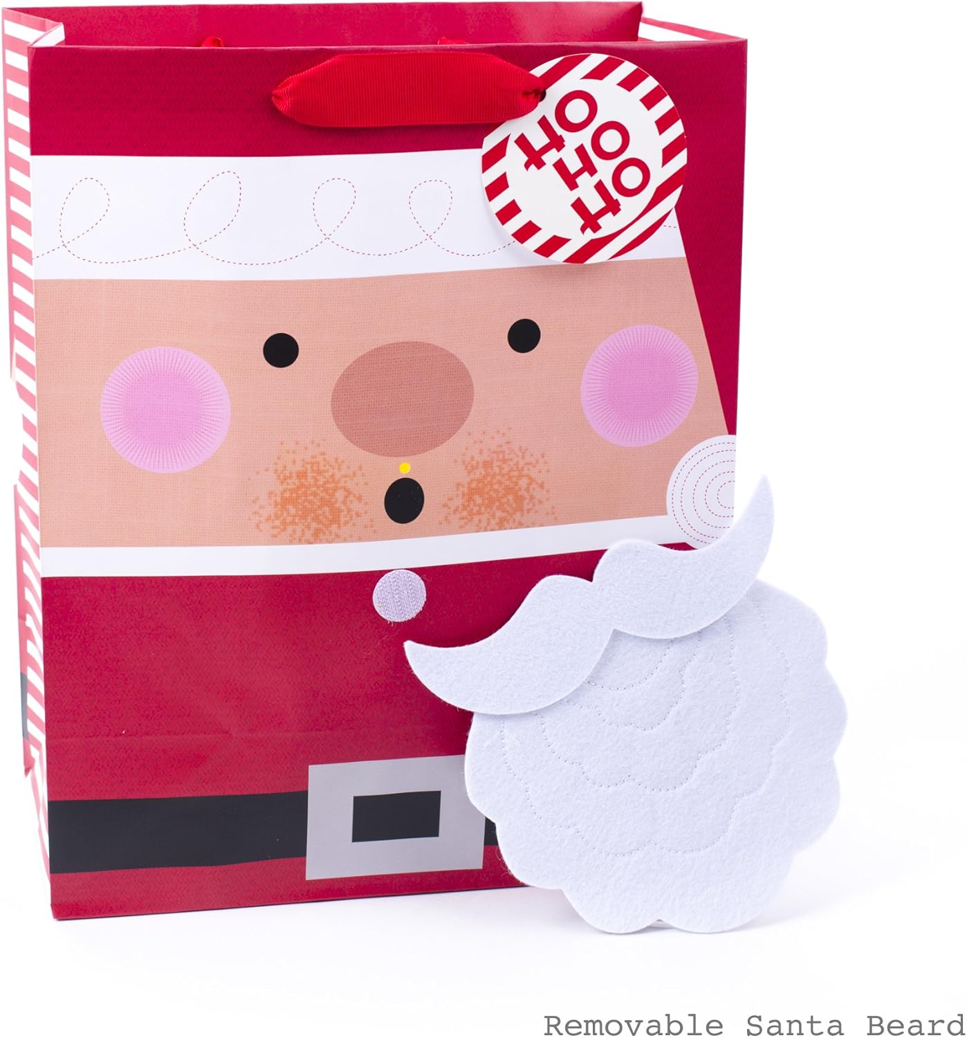 Weekly Top Sale Hallmark 13 Large Christmas Gift Bag with Tissue Paper (Wearable Santa Beard) Get Discount 70% Price Hallmark 13 Large Christmas Gift Bag with Tissue Paper (Wearable Santa Beard)