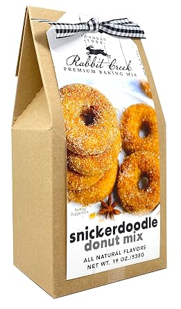 Rabbit Creek Snickerdoodle Donuts Mix With Dusting Sugar Included Baked Donuts, Not Fried Donut Baking Mix