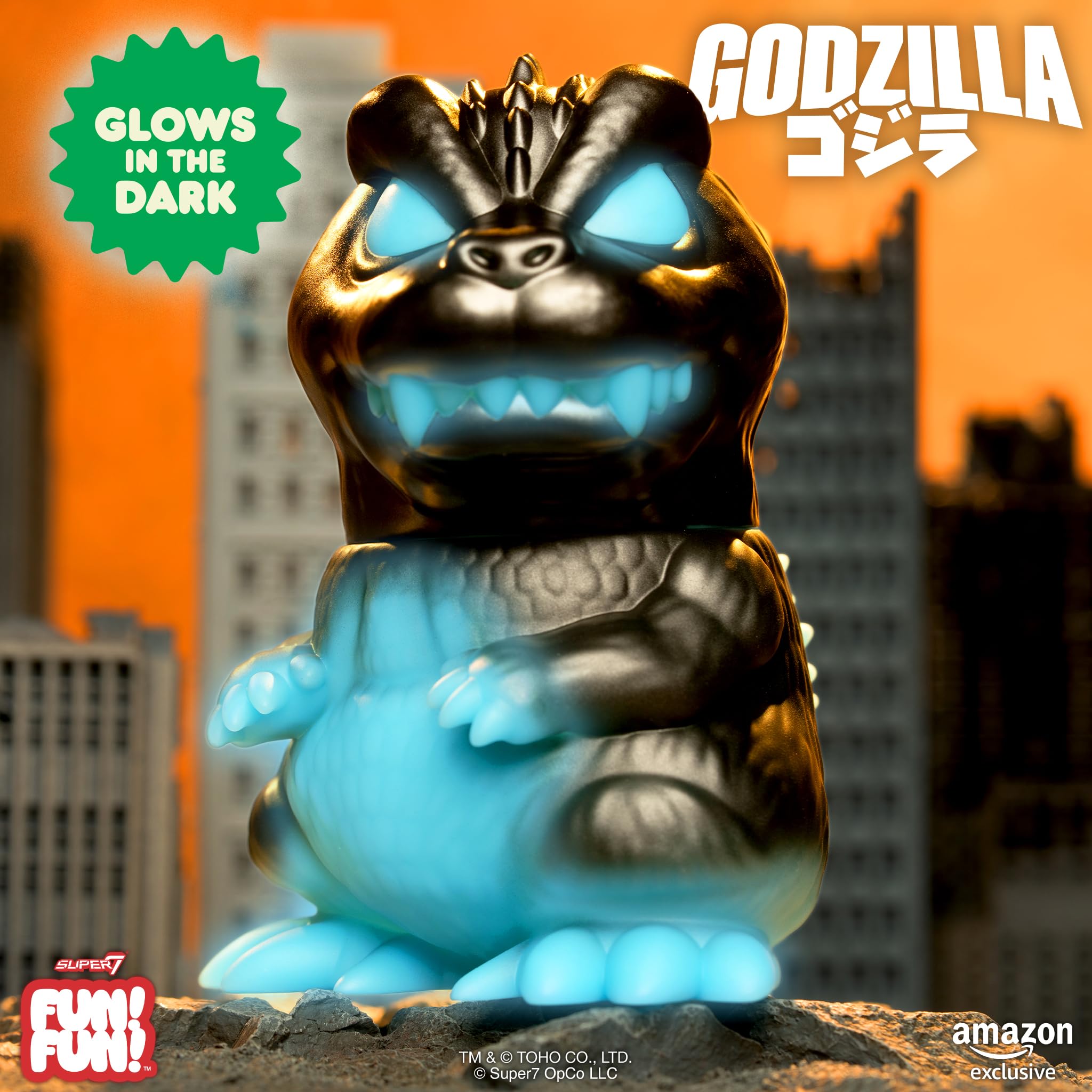 Amazon.com: Super7 Fun! Fun! Toho Godzilla '01 Charging Vinyl