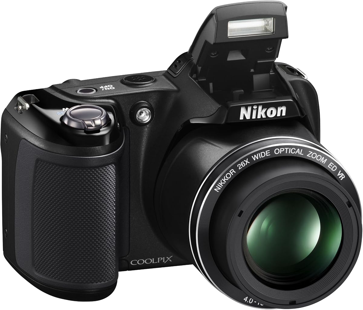 Nikon Coolpix L330 Digital Camera (Black) (Renewed)
