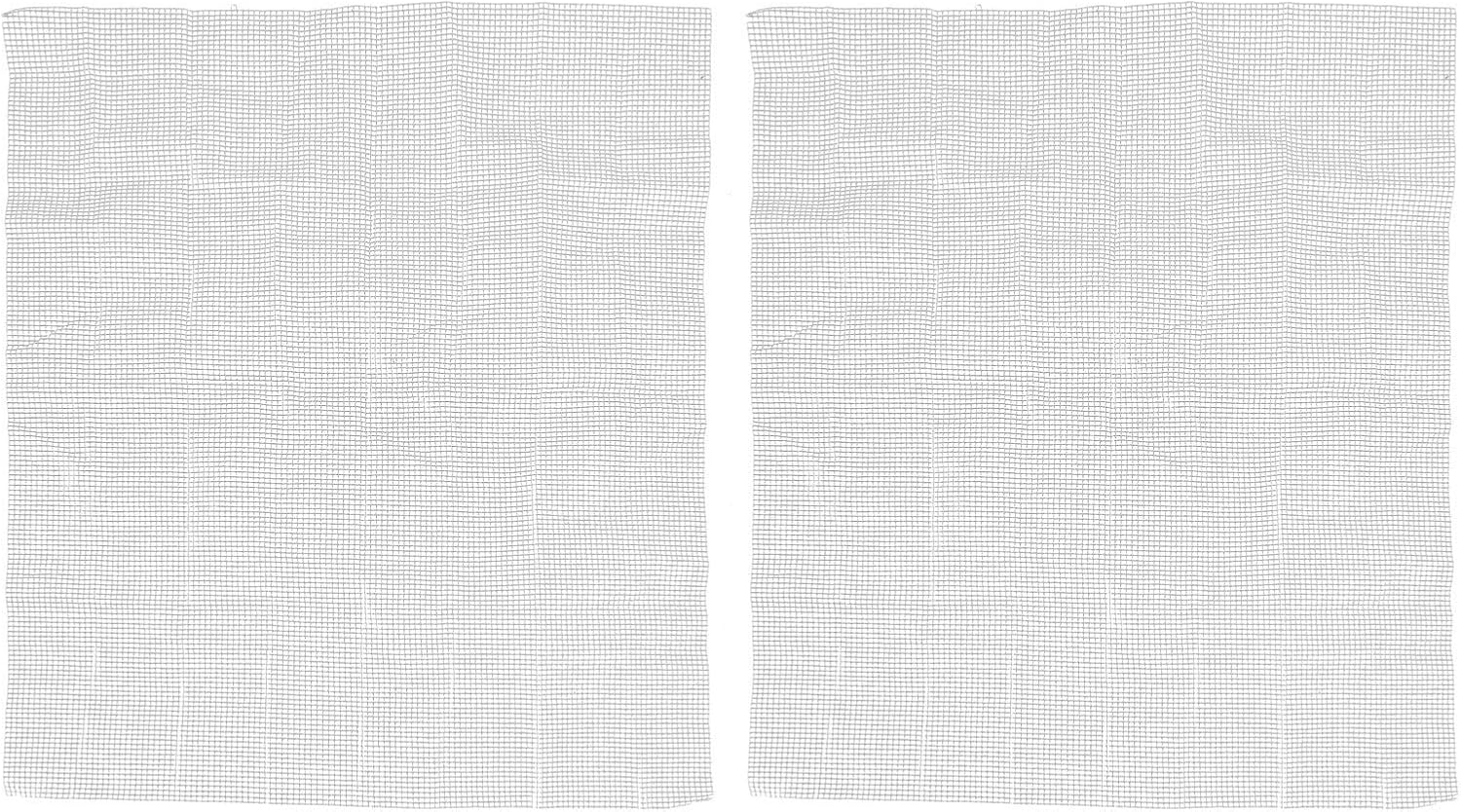 2pcs Fish Tank Mesh Netting Clear Aquarium Mesh Lid Transparent Plastic Aquarium Top Cover Screen Hood Net Prevents Fish from Escaping 3.3ftx3ft