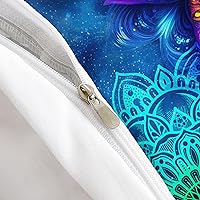 Vista 37 de AILONEN Juego de funda de edredón de rosas rojas tamaño Queen, juego de ropa de cama 3D con rosas rojas aceitadas para niñas, funda de edredón