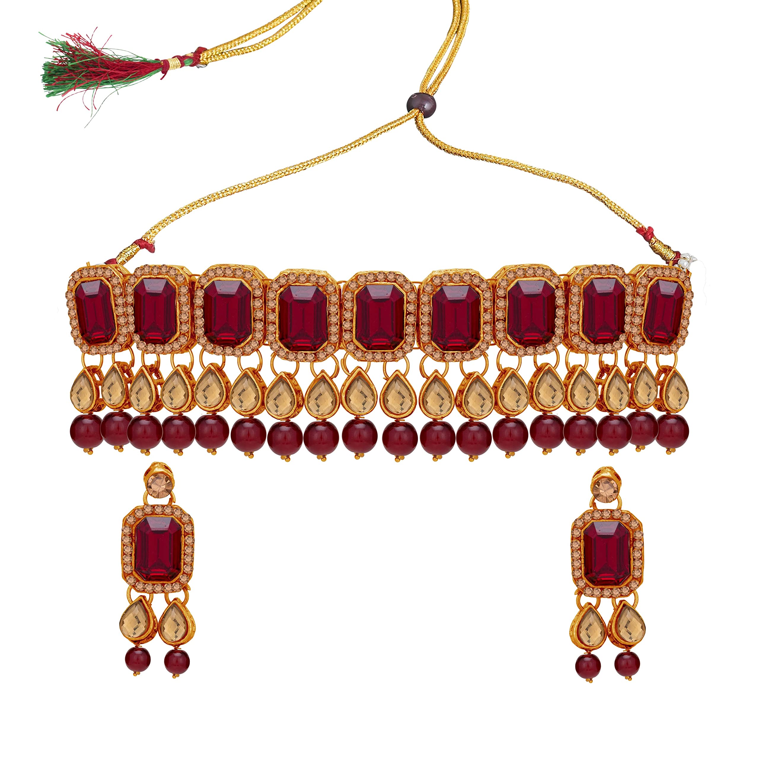 SukkhiGold Plated Necklace Set For Women