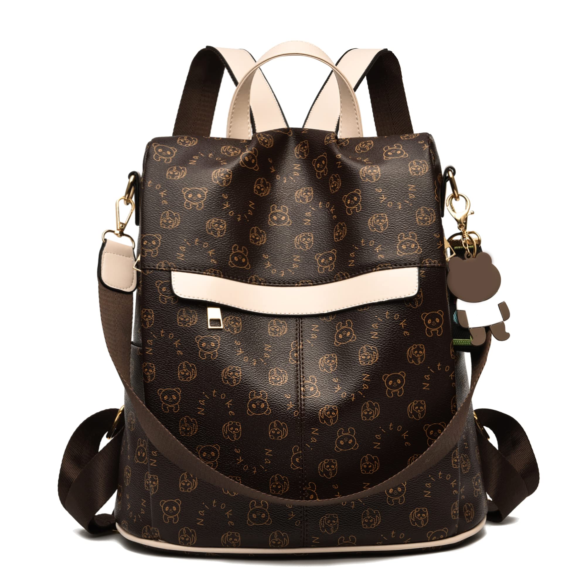 shepretty Zaino Donna Borsa Tracolla Zainetto impermeabile.