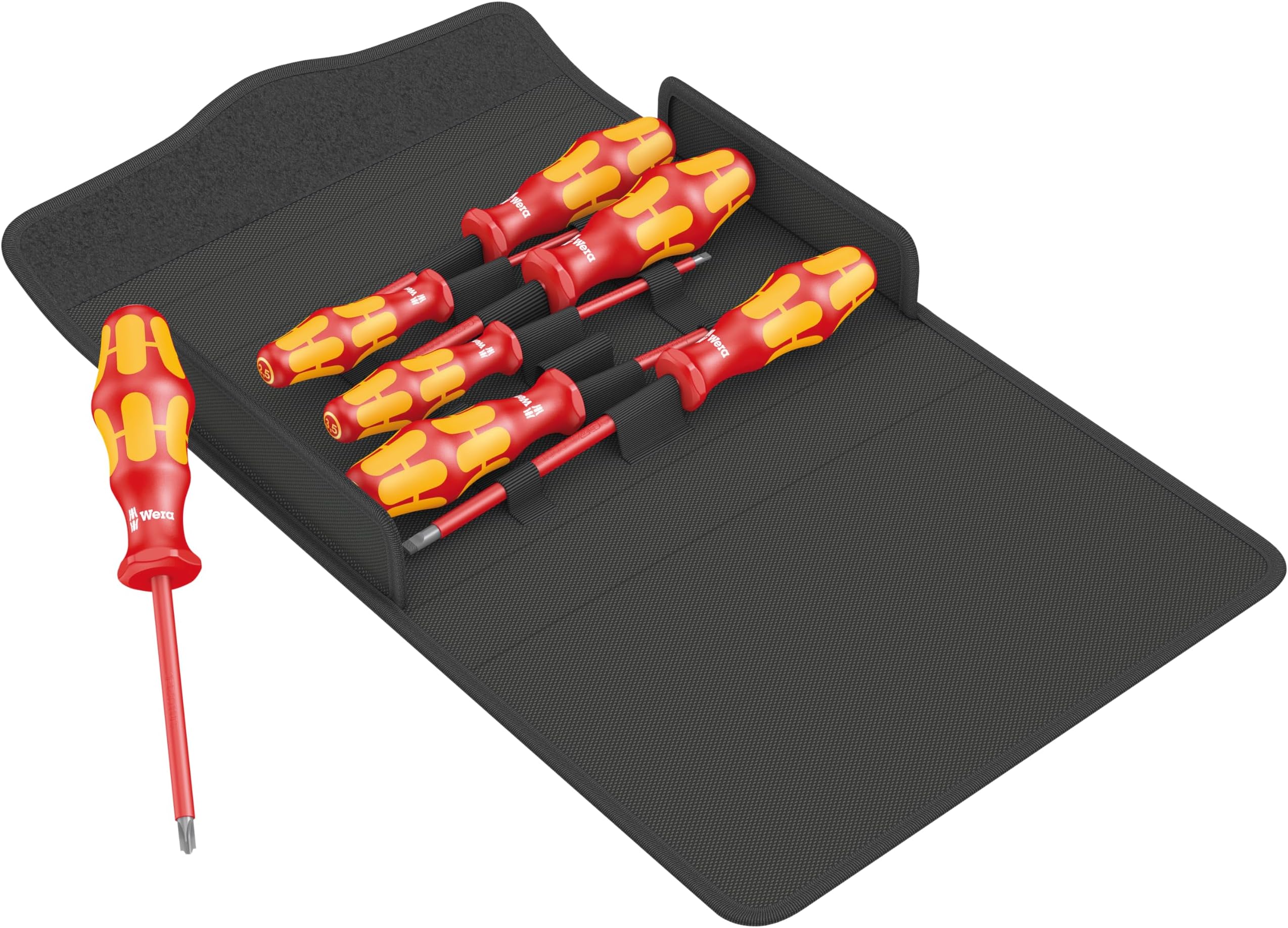 Wera 31575 Kraftform Comfort VDE Screwdriver Set, 7 Pieces Amazon.co