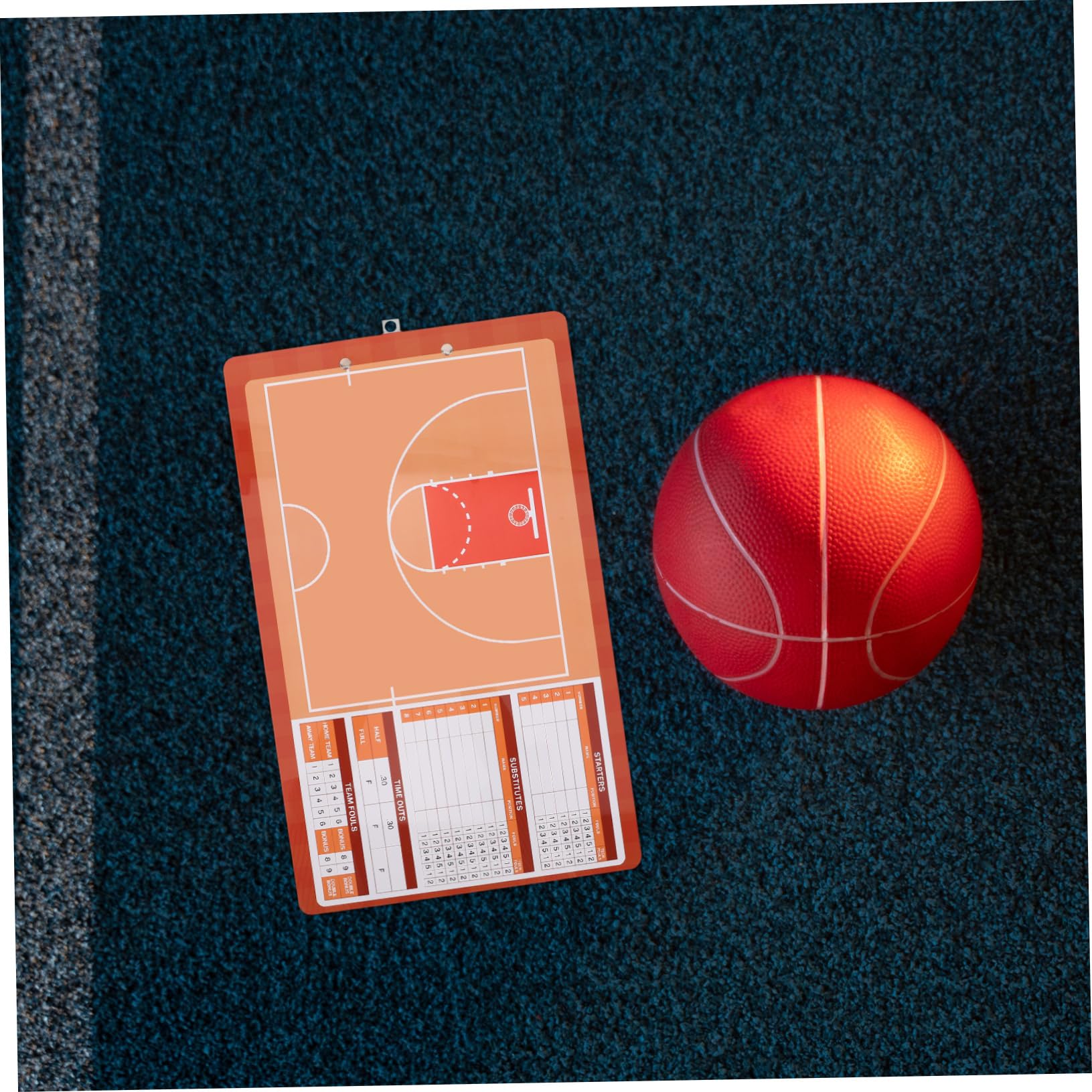 UPKOCH Tablero Baloncesto Entrenador PVC Borrable 40x40 cm Portátil Estrategia