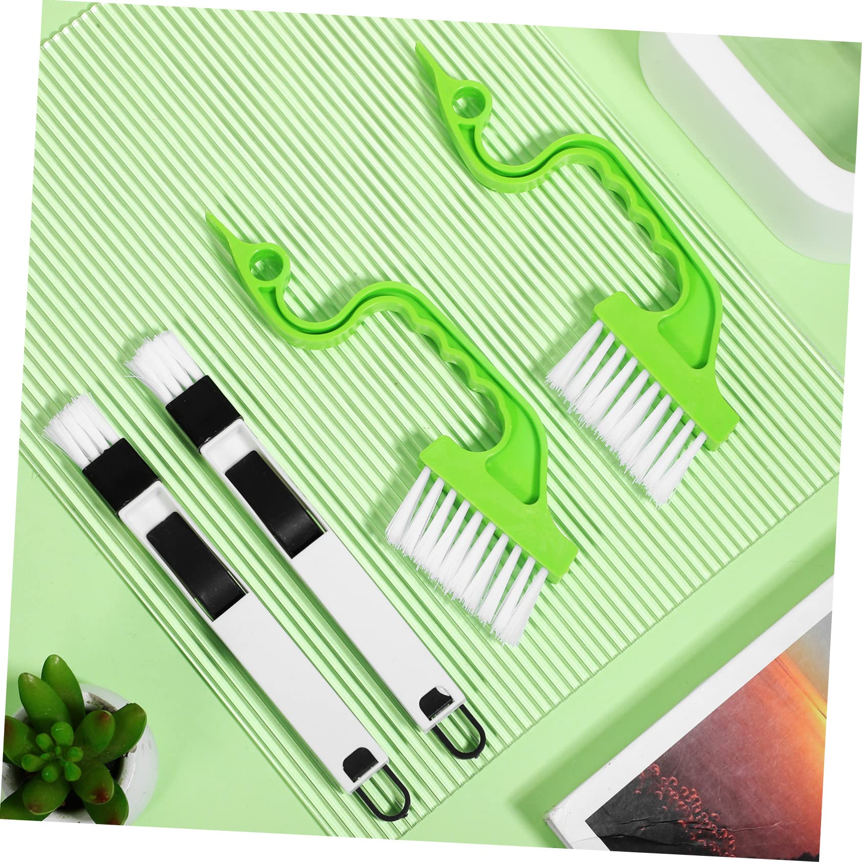FRCOLOR 5 set Set Spazzole Per La Per La Dei Finestre Per La Fessure Funzionali Spazzole In Microfibra Per 4 pezzi * 5