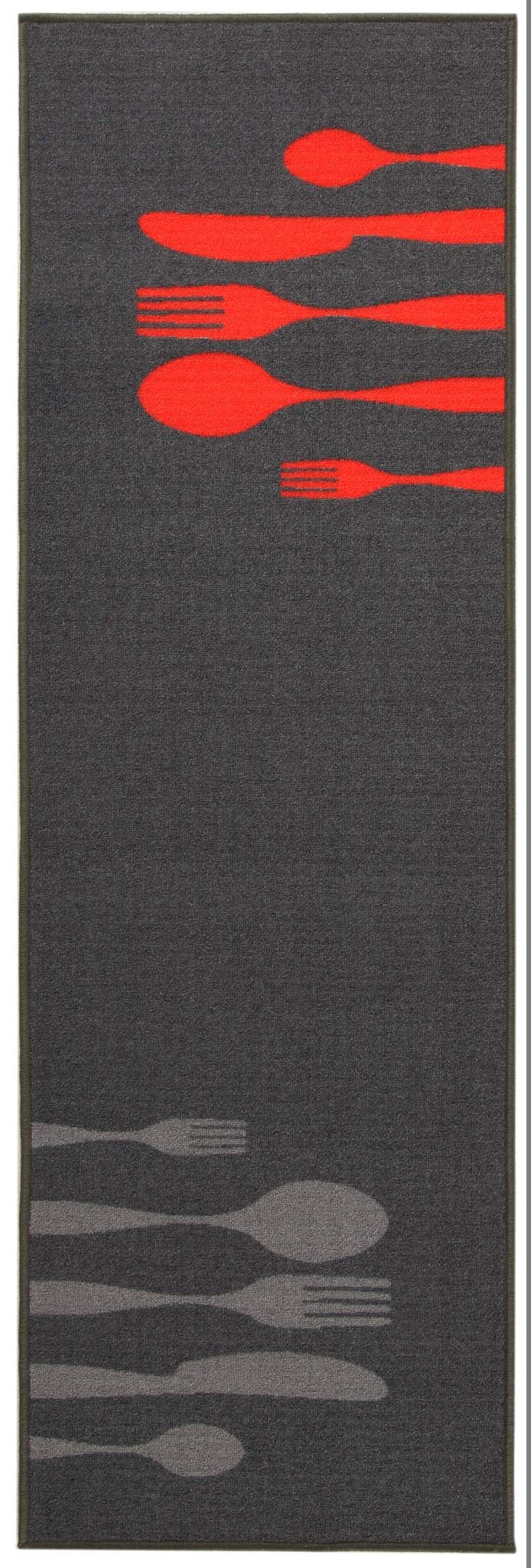 Tappeto da cucina Passatoia Dinner Collection 57x200 cm M825 GRIGIO
