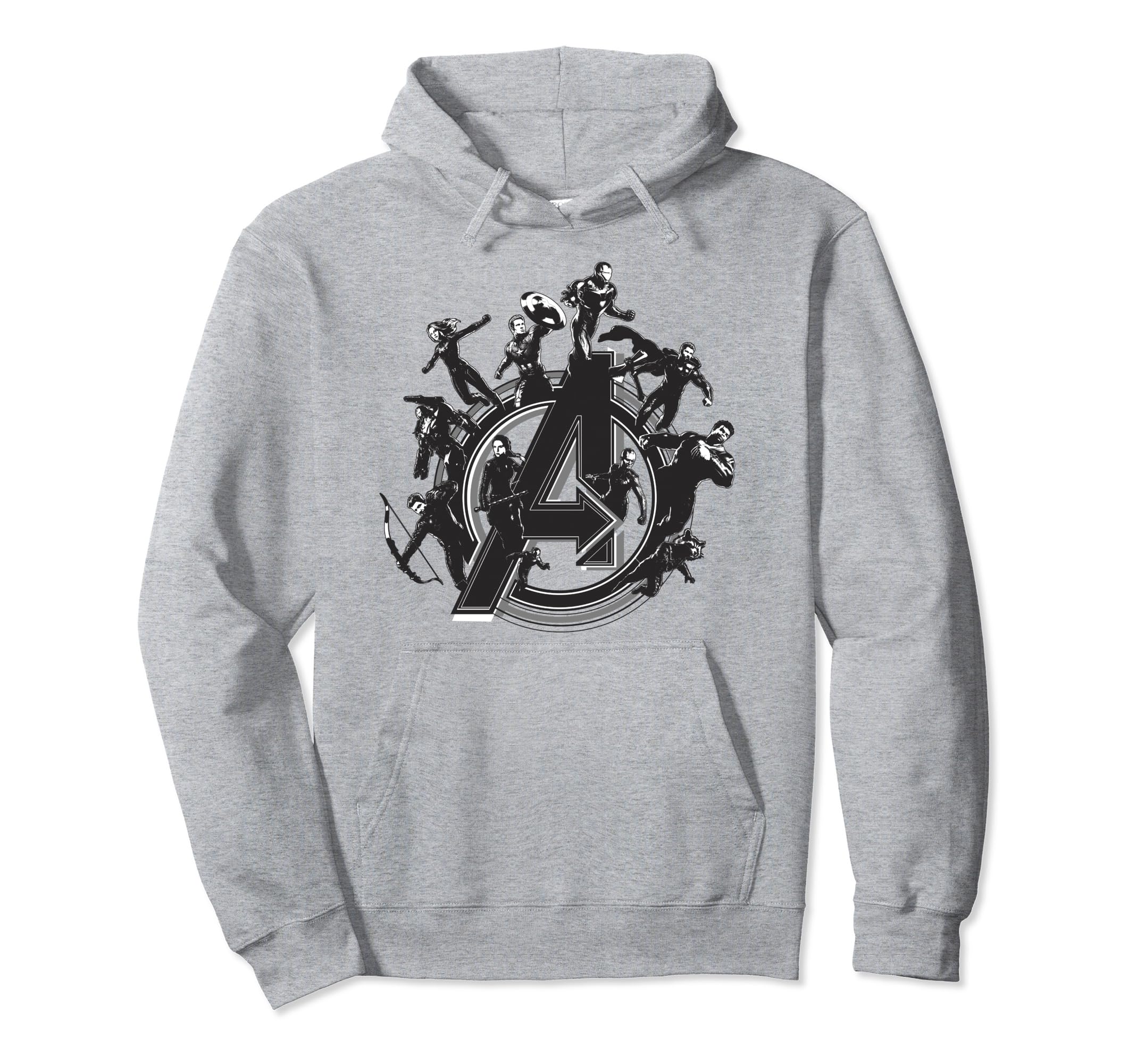 MarvelAvengers Endgame Flying Heroes Logo Hoodie
