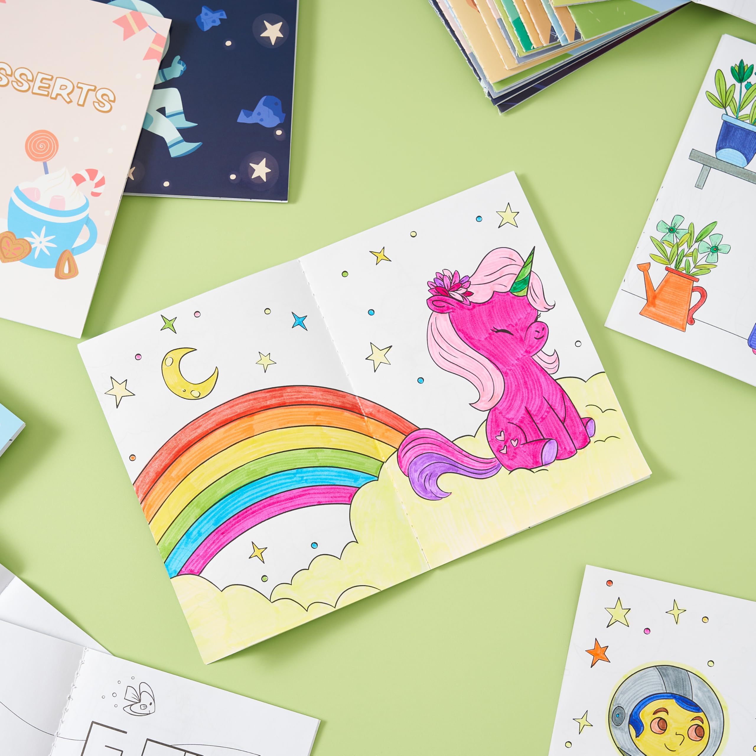 JOYIN 24Pcs Mix Coloring Books for Kids Ages 4-8, Bulk Mini Coloring Activity Books for Party Favors, Birthday Party Gifts, Classroom Travel Activity Goodie Bags Stuffers for Boys Girls