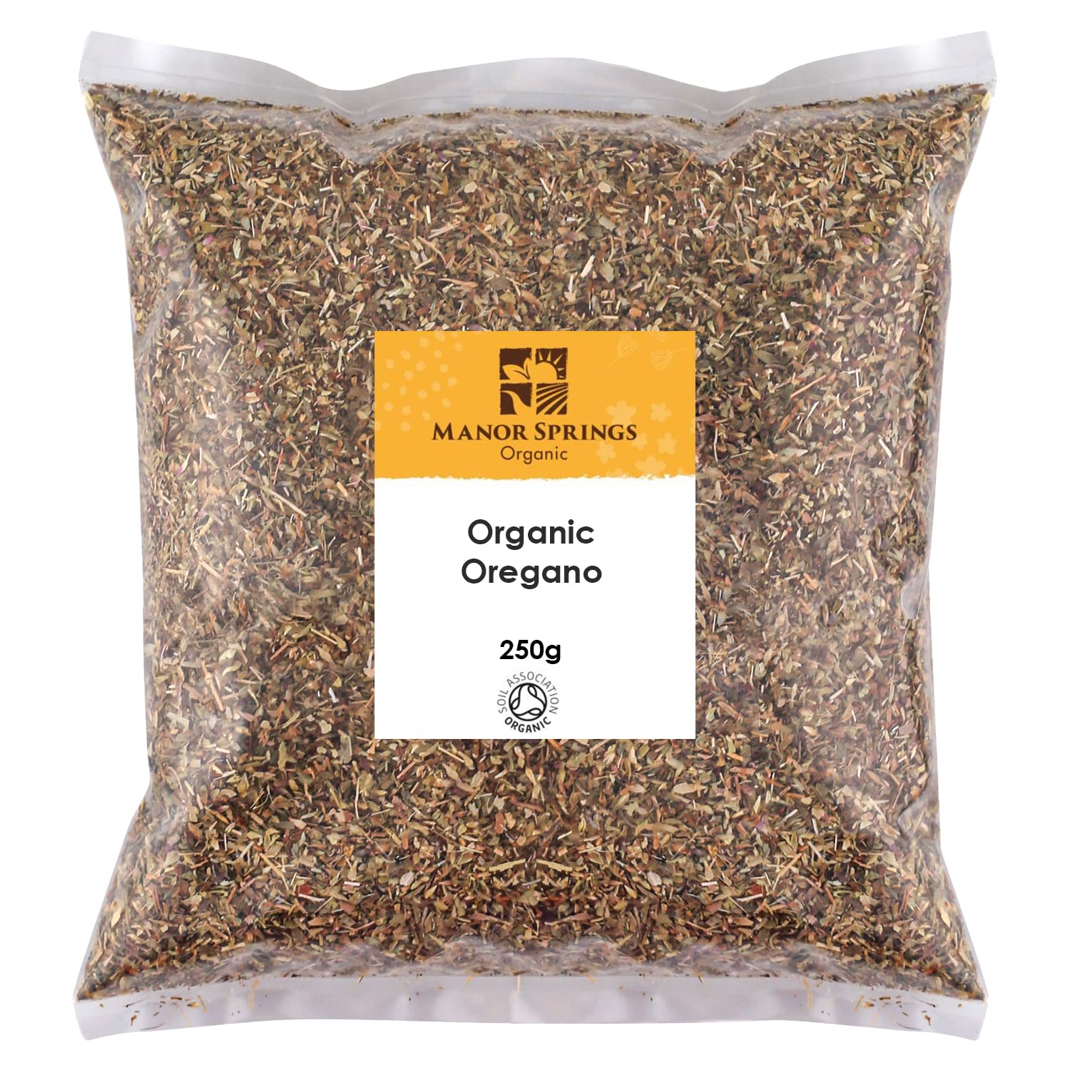 Organic Dried Oregano 250g by Manor Springs OrganicSoil AssociationSoil AssociationSoil Association