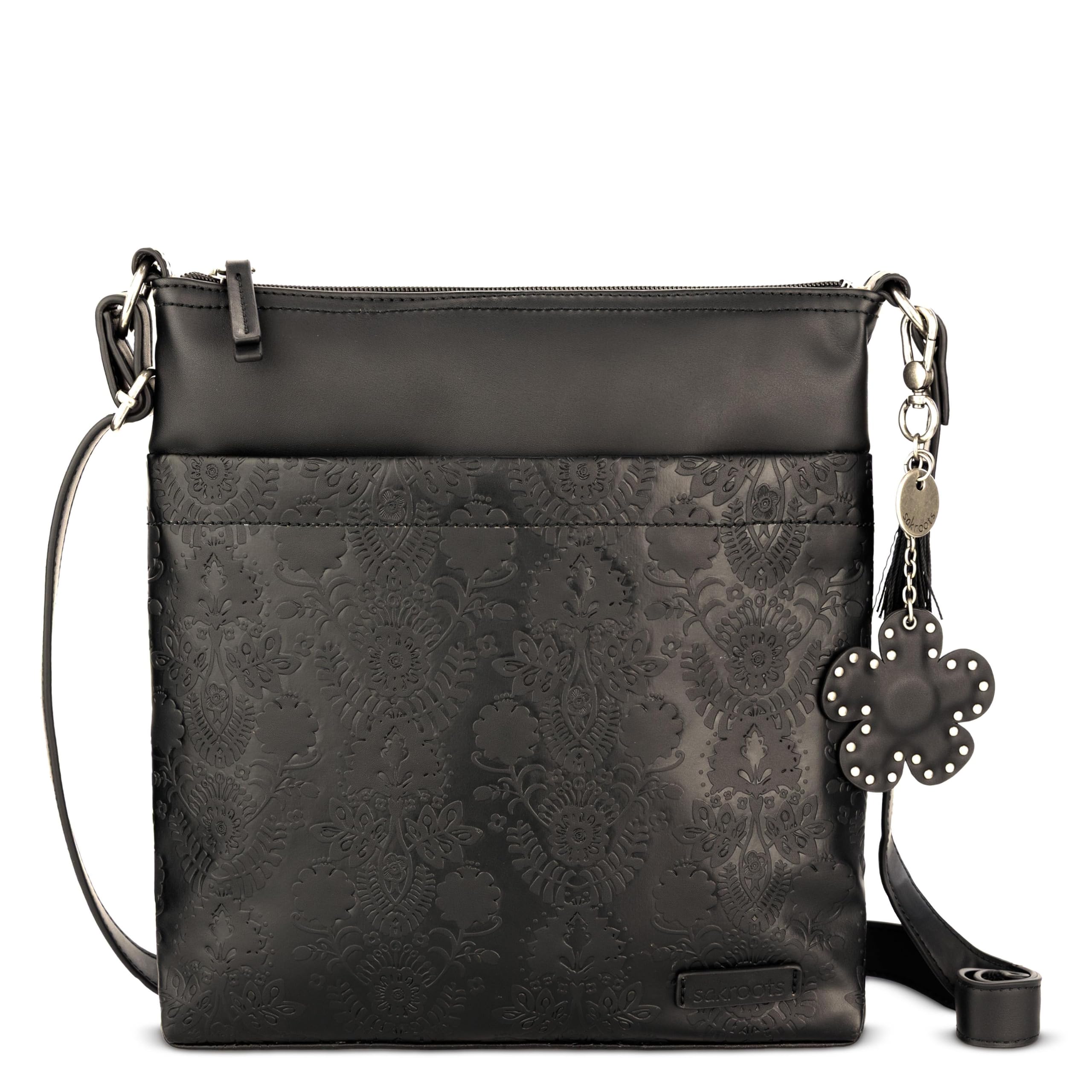 The Sak Basic Crossbody Purse - Cross Body Handbag For Everyday &amp; Travel - Zipper Closure &amp; Adjustable Strap